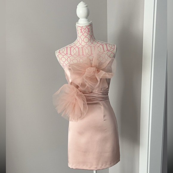 Zara Dresses & Skirts - Blush pink Zara dress in size XS.